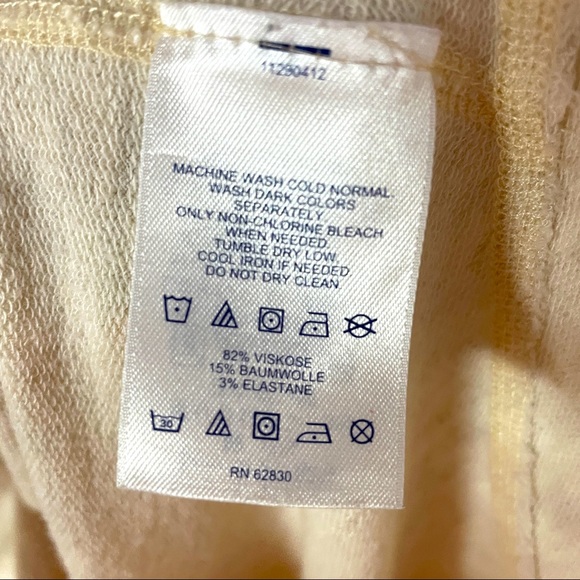 Land’s End Cream Cowl Neck Tunic Top Sweatshirt Pockets Plus Size Sz 3X Oatmeal - Picture 4 of 5